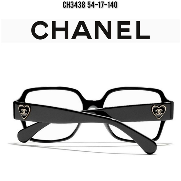 CHANEL Accessories - CHANEL EYEGLASSES Acetate Black  Ref.3438 C501 FRAMES 54-17-140